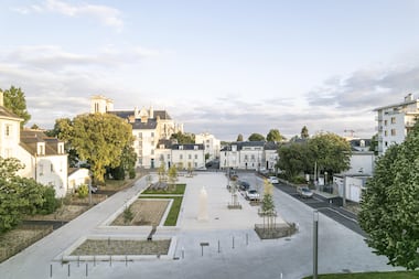 Tisser des liens : Espaces publics du quartier de l’ancienne caserne Mellinet à Nantes (Loire-Atlantique) par Atelier Georges