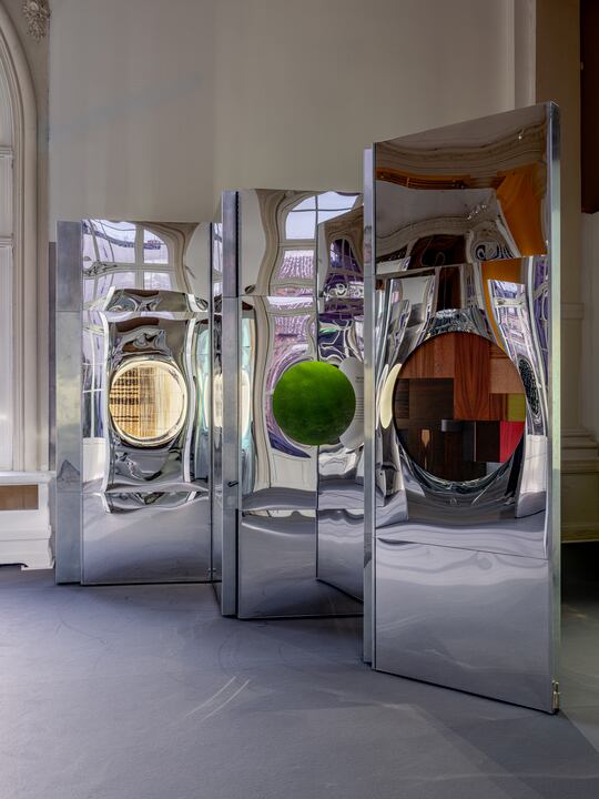 Exposition Le Bal des Matières au Mobilier National, Scénographie de Martin Lichtig