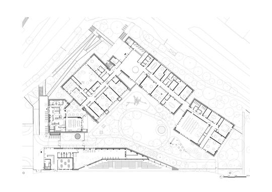 Pôle enfance et sport à Evry-Courcouronnes (Essonne), Hemaa pour la Mairie d'Evry-Courcouronnes, lauréat du prix de la Première Œuvre 2025